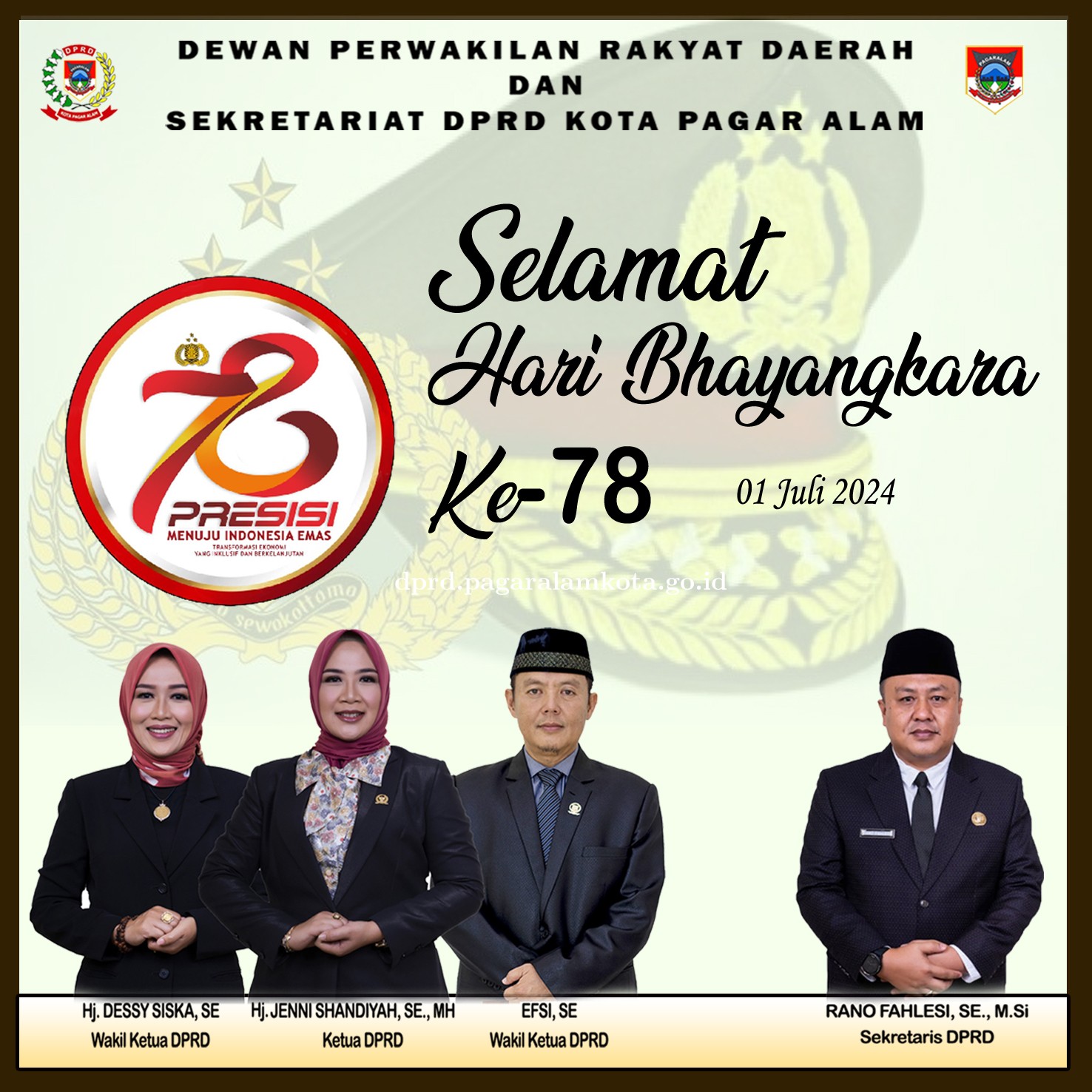 SELAMAT HARI BHAYANGKARA KE-78 TAHUN 2024