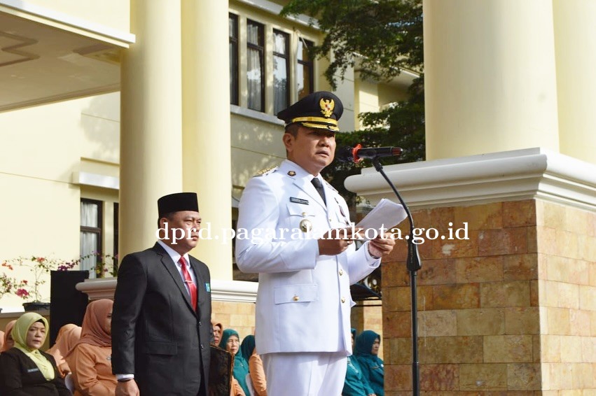 Upacara dalam rangka memperingati Hari Jadi Kota Pagar Alam yang Ke-23