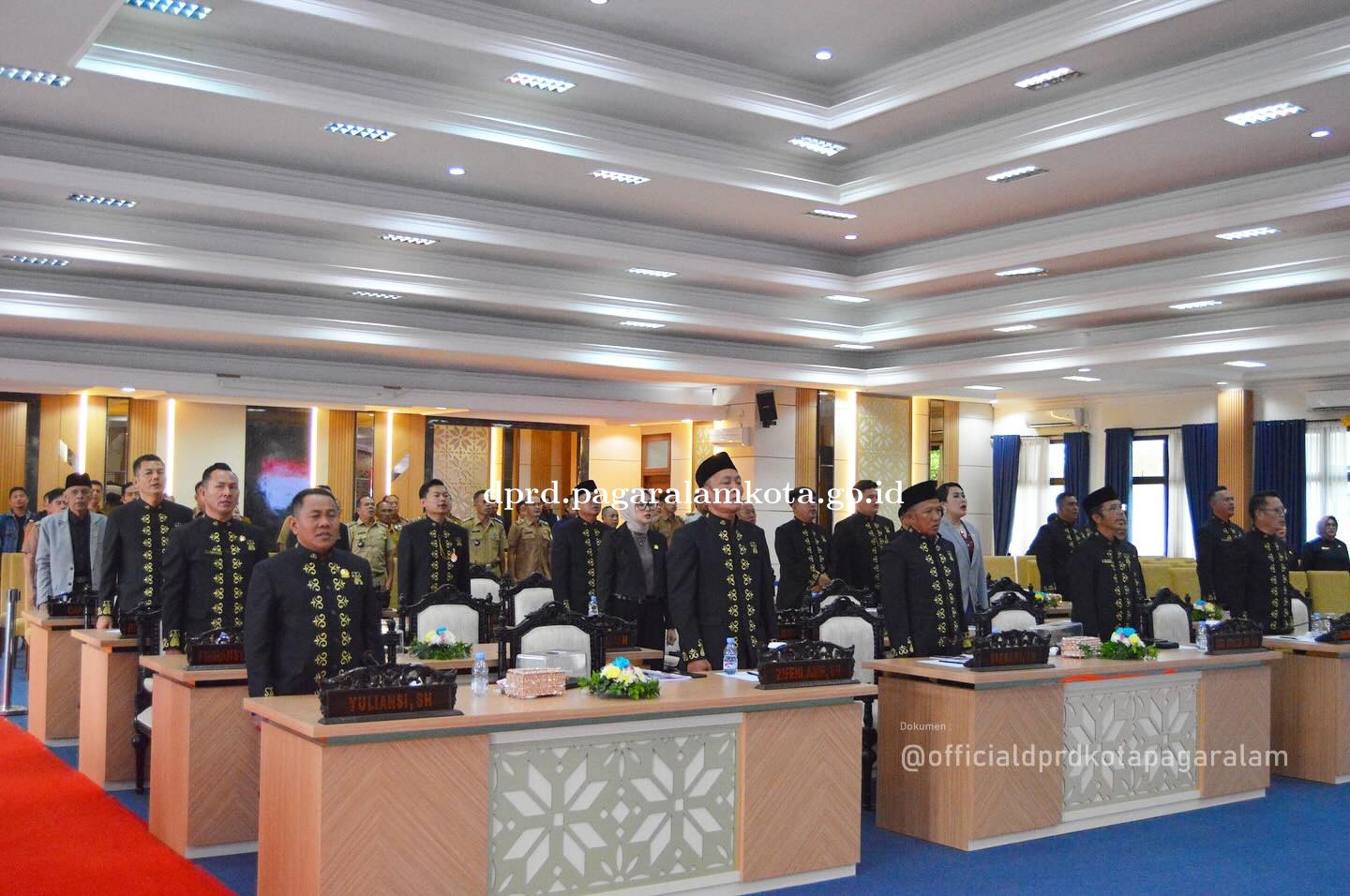 Rapat Paripurna IX (sembilan) Sidang Ke-1 DPRD Kota Pagar Alam tentang Kebijakan Umum Perubahan Angg