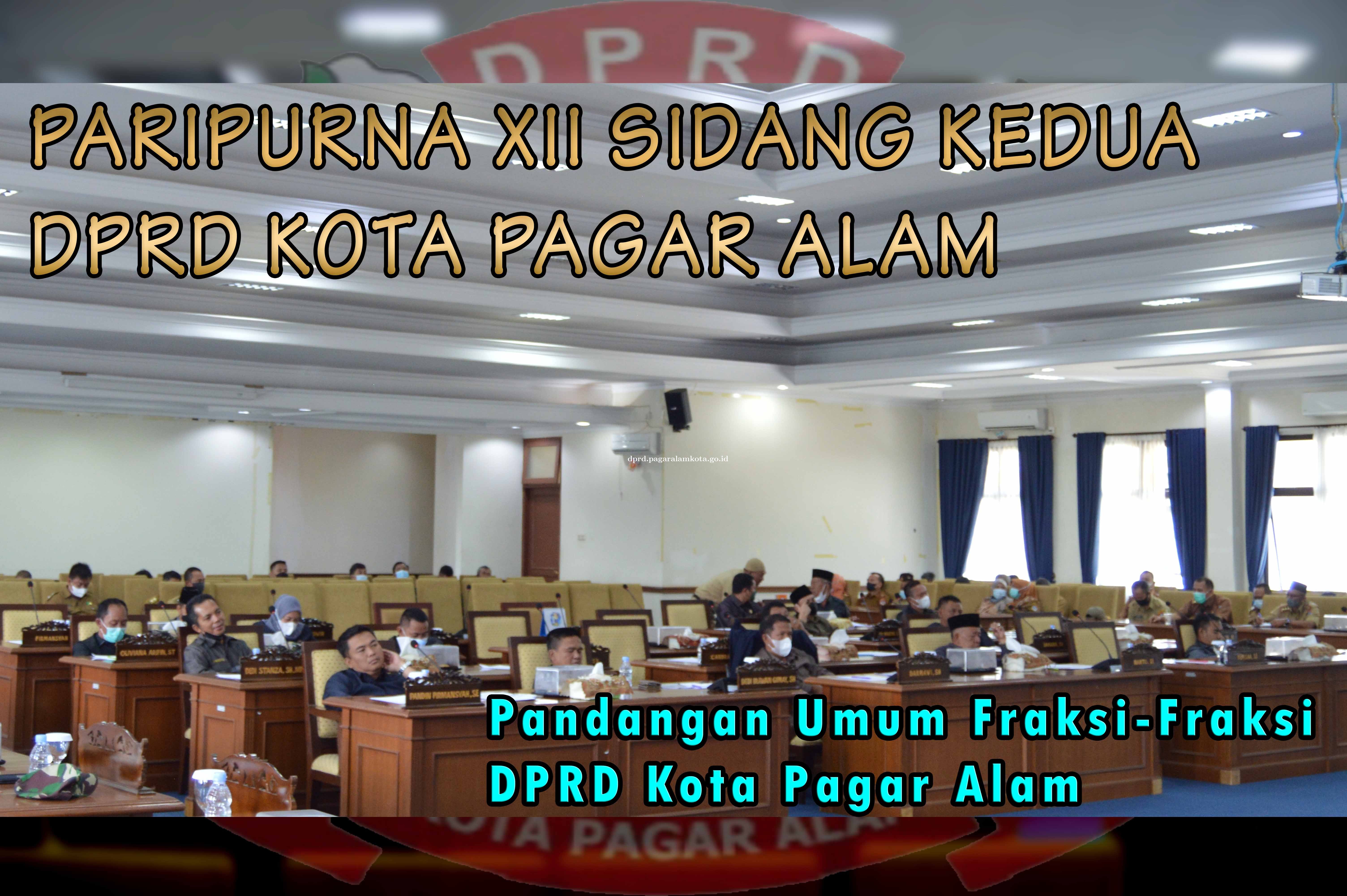 PARIPURNA XII SIDANG KEDUA