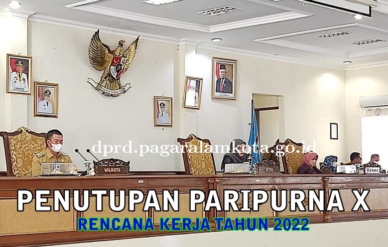 PENUTUPAN PARIPURNA X