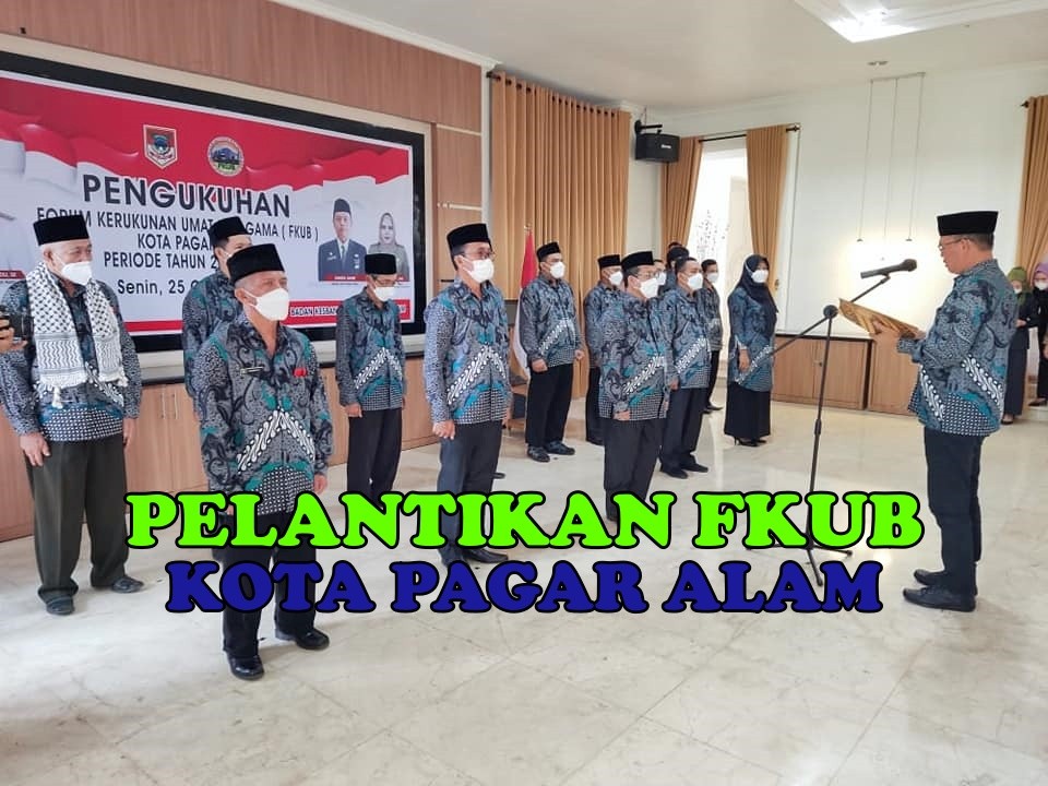 Pelantikan FKUB Kota Pagar Alam