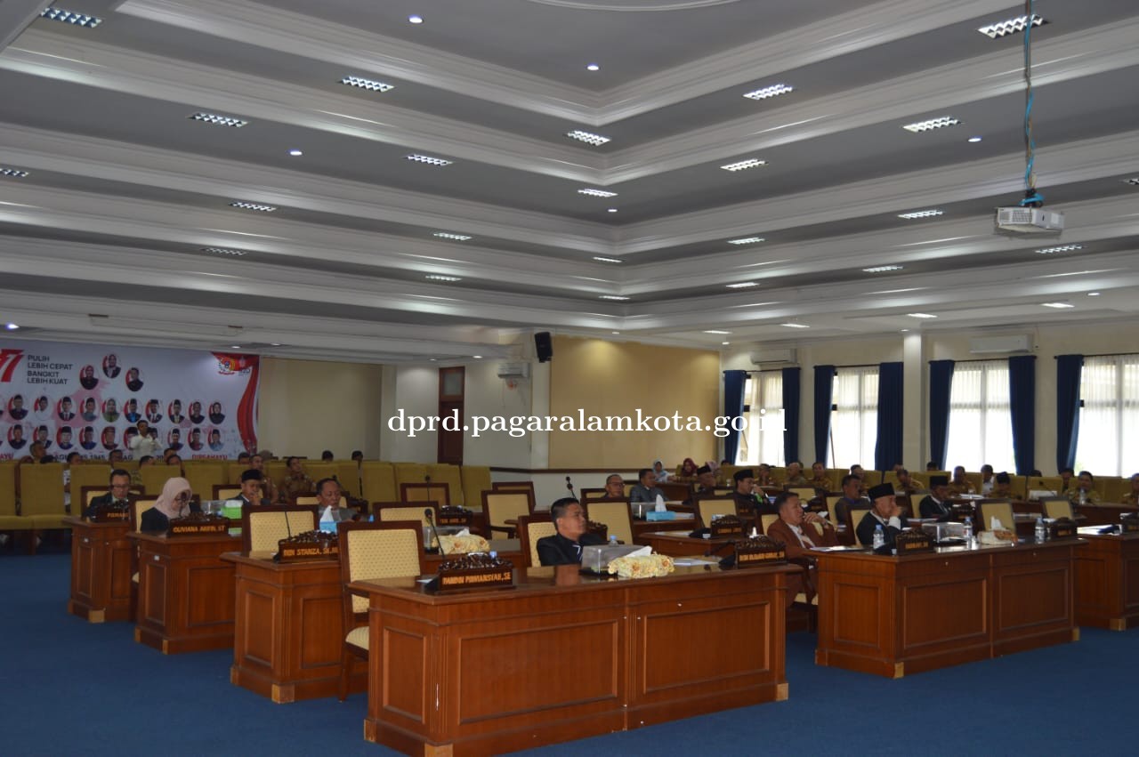 PEMBUKAAN RAPAT PARIPURNA III DPRD KOTA PAGAR ALAM MASA PERSIDANGAN TAHUN 2023