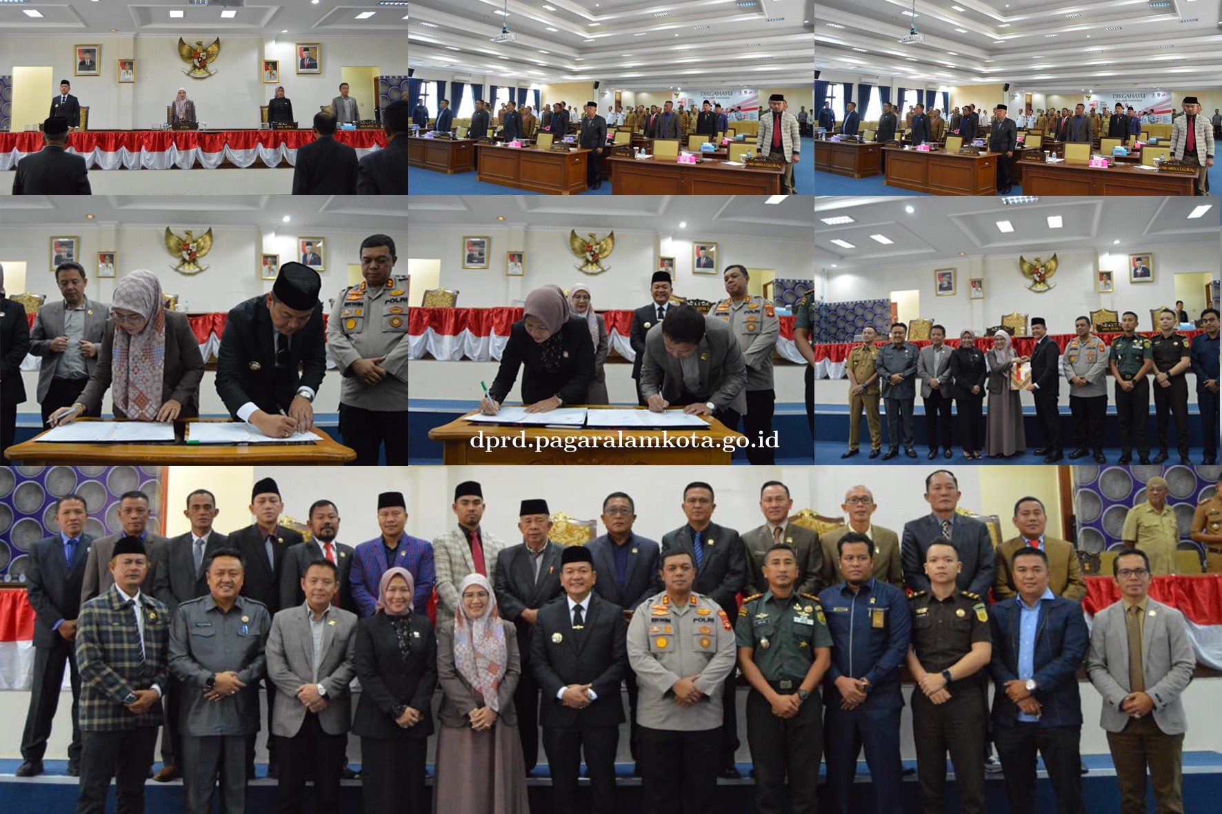 Jenni Shandiyah membuka Rapat Paripurna XI (sebelas) Sidang Ke-5 DPRD Kota Pagar Alam Masa Persidang