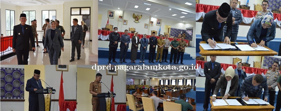 PARIPURNA XII SIDANG KELIMA DPRD KOTA PAGAR ALAM